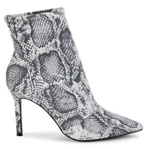CHARLES David New Stretch Ankle Boot Snake Print